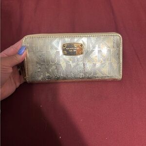 Michael Kors Gold Wallet